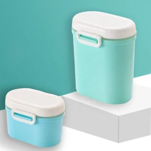 BPA Free Portable Stackable Cheap Airtight Formula Dispenser Fruits Snacks Storage Baby Feeding Milk Powder Container