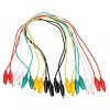 Brand New  Alligator Clips Electrical DIY Test Leads Alligator Double-ended Crocodile Clips Roach Clip Test Jumper Wire