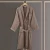 Import Brilliant quality Navy blue 360gsm branded bathrobe from China