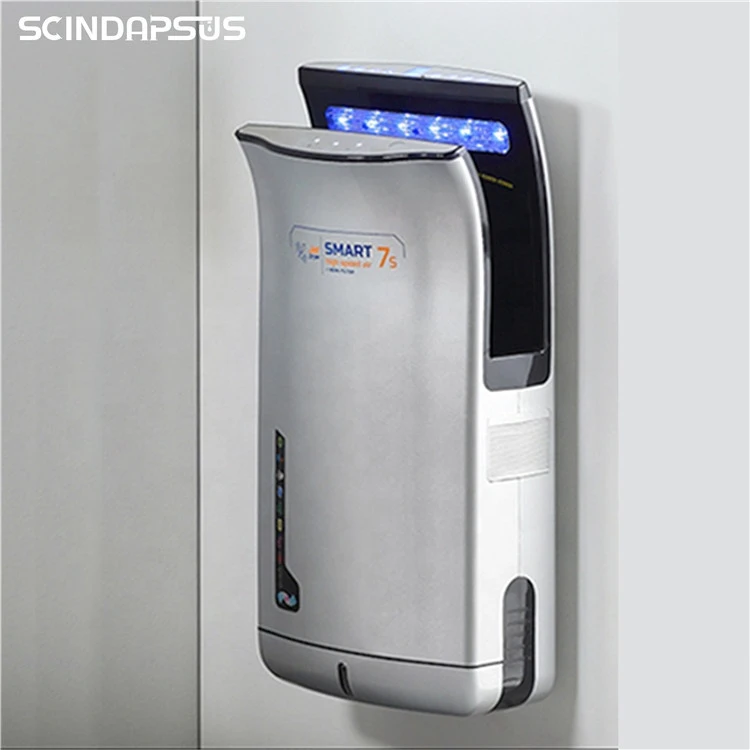 Brushless Motor ABS Double-Sided Air Jet  Automatic Hand Dryer DT20013 Smart Public Hands Cleaner Sanitaryware