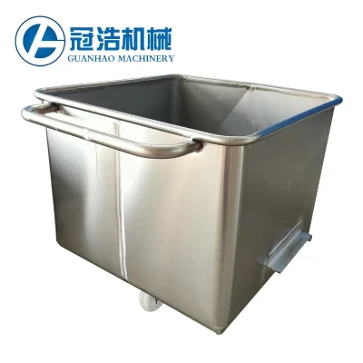 Bucket Truck Stainless Steel Trolley Feed Truck Meat Truck Condiment Hopper Truck