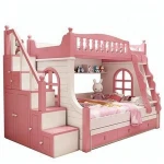 Bunk bed 3 beds modern Children bedroom furniture 611B