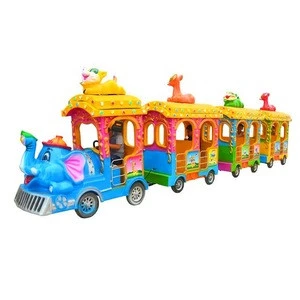 Buy children train rides electric mini trackless train from China quality supplier