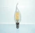 Import C35 E27 4W 6W filament led candle bulbs dimmable lamp from China