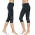 Import Calf-length Pants Capri Pant Sport leggings Women Fitness Yoga Gym High Waist Legging Girl Black Mesh 3/4 Yoga Pants women from China