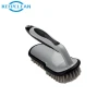 Car care detail auto 100% boar hair automotive wheel brush rubber with handle for cleaning