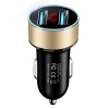Car Charging Accessories Dual Usb Car Charger Adapter 2 Usb Port Led Display 3.1a Smart Car Charger For Iphone