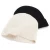 Import Cashmere Mens Ribbed 100% Cashmere Knitting Beanie Hat Black from China