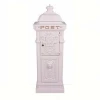 cast aluminum iron free standing mailbox post box letter box mail box postbox letterbox