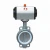 Import Cast Iron 4 inch PTFE seal Wafer type Pneumatic Butterfly Valve with CAD Drawing from China