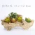 Import Ceramic Rectangular Succulent flower planter Pot maceta bonsai pots with Bamboo Tray Home Office Decoration from China