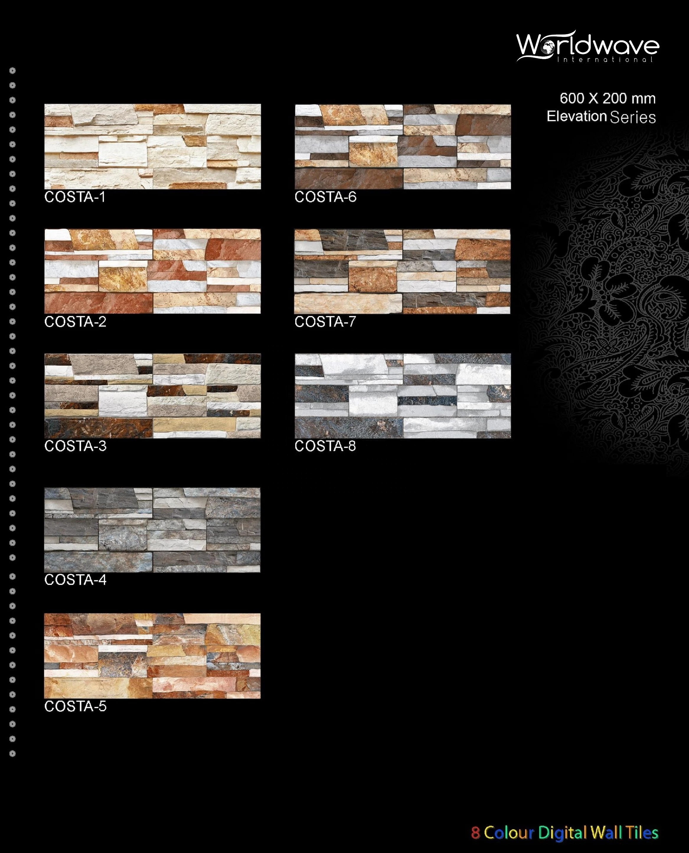 Ceramic Wall Elevation Tiles 20x60cm