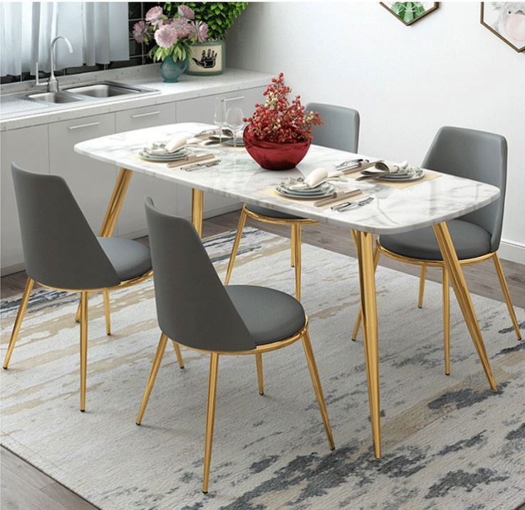 Buy Cheap Dining Table Set Dining Room Furniture With Leather Chair