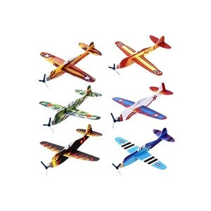 Cheap DIY Foam Airplane Glider Flying Plane Model Toy for Kids
