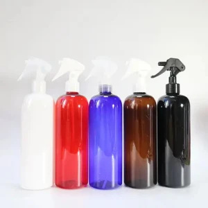 Cheap Empty Plastic Bottles for  Body Lotion Shower Gel Shampoo Cleanser Plastic Empty Trigger Spraying Bottle with Sprayer