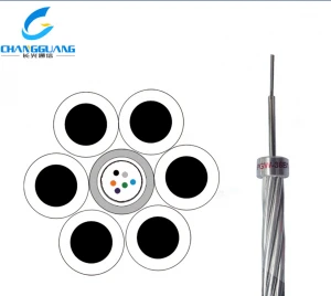 Cheap Price Overhead 24 Core Single Mode Ground Wire Opgw Fiber Optic Cable