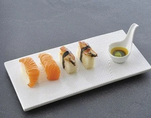 cheap price White Porcelain Plates for Sushi