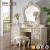 Import cheap standard size of dressing table and stool for dresser from China