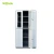 Import Chemical office metal laboratory equipment appliance cabinet for sale KD large glass &amp; metal five doors white storage cupboard from China