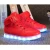 Import Childrens sports LED lighting leisure shoes mesh breathable lace LED shoes from China