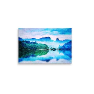 China Customized  home decor canvas painting modern art paintings canvas prints natural scenery wall art