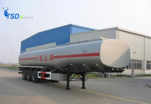 China factory sale oil tank trailers fuel tank semi trailer