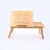 Import China factory wholesale adjustable bamboo wooden computer desk, portable foldable laptop desk with cup holder cooler fan drawer from China