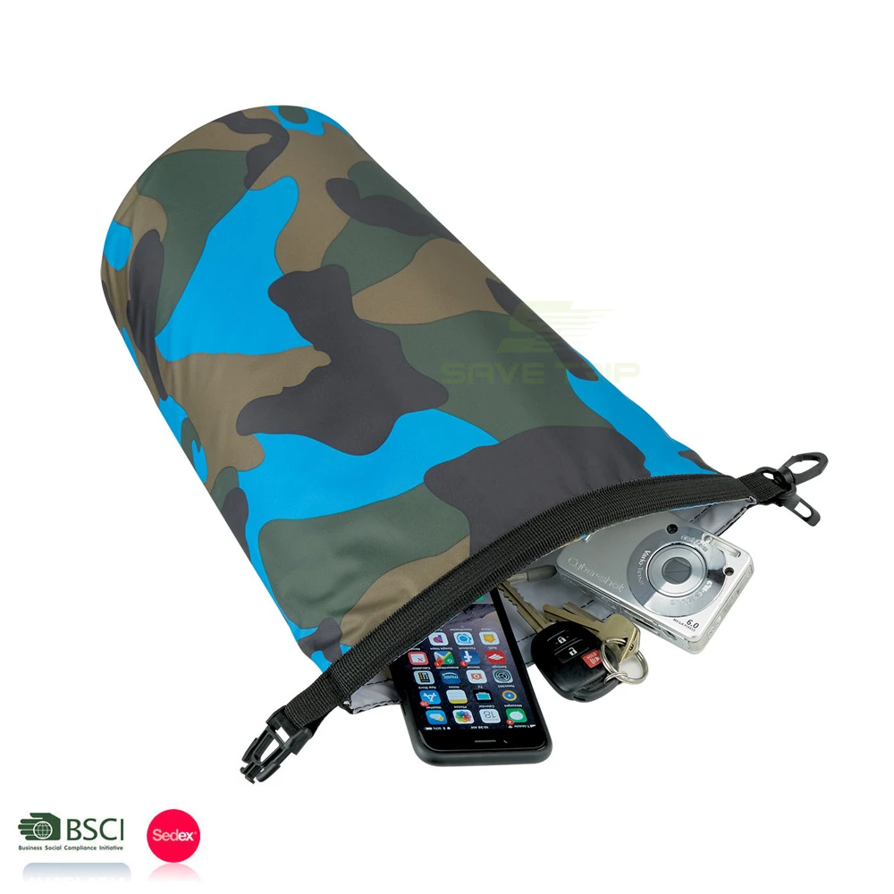 China Fashion Colorful Swim Wet Bag 230D Waterproof Hook Design Portable Drybag Outdoor Camping Equipment