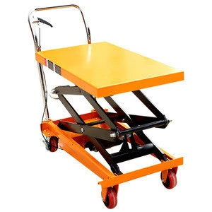 China hot selling 500KG 1.5m hydraulic scissor lift table Customized promotional mobile scissor table lift