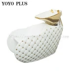 China Supplier Gold Salon Furniture Diamond Salon Furniture Shampoo Chair