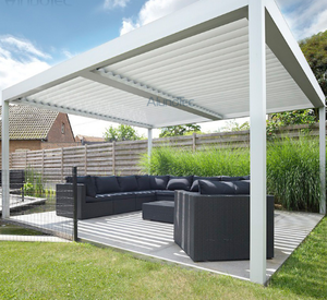 China Top Manufacture Waterproof Aluminium Pergola Systems With Led Light From China Tradewheel Com