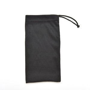 China wholesale Black Durable waterproof Dustproof sunglasses pouch soft eyeglasses bag glasses case Eyewear Accessories
