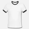 China Wholesale Ringer Tee Shirt Ringer Tshirts Plain T Shirt