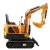 Import Chinese 1Ton Mini Full Hydraulic Crawler Excavator With 0.02CBM Bucket For Sale from China