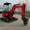 Chinese brand 2500kgs hydraulic mini tailless crawler excavator with CE for sale