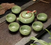Chinese jingdezhen colorful ice glazed ceramic tea coffee cup set