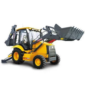 Chinese XCMG 1m3 XT870 2.5ton compact tractor backhoe loader made in china for sale