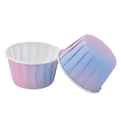 Buy Ckdelicious Kitchen Gradient Cake Paper Cup Home Dessert Table ...