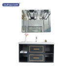 Classic Solid wood Single Sink High Quality Bathroom Vanity
