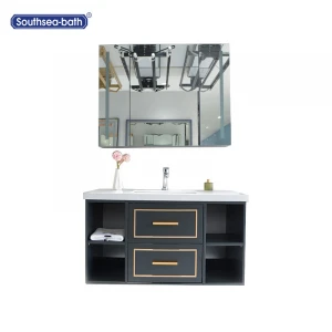 Classic Solid wood Single Sink High Quality Bathroom Vanity