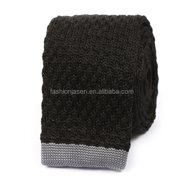 Classical high quality 100% silk knitted tie manufacturer