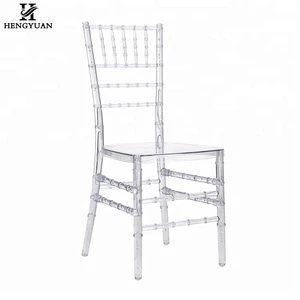 clear crystal plastic acrylic resin tiffany chiavari hotel chair