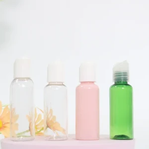 Clear Plastic 50ml 100ml 200ml 250ml Empty PET Lotion Bottle Plastic Shampoo Bottle Plastic Bottle For Toner With Flip cap