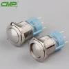 CMP waterproof stainless push button 16mm domed latching switch