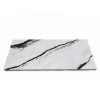 CN Foshan White and Black Inkjet Modern Design Marble Like Tile 750*1500 mm Big Size Luxury Porcelain Floor Tile