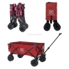 Collapsible Folding Outdoor Utility Beach Wagon with Side Table