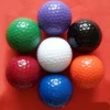 Colorful bulk gold-plated golf sports training ball for sale