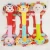 Import Colorful Cute Animal Plush Toys Baby Rattle with Squaker Bell from China