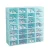 Colorful Plastic Shoe Storage Boxes, Clear Stackable Side Opening Plastic Shoe Box Organizer