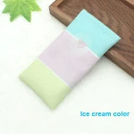 Colorful printing sunglasses pouch squeeze top waterproof pu leather eyeglasses case